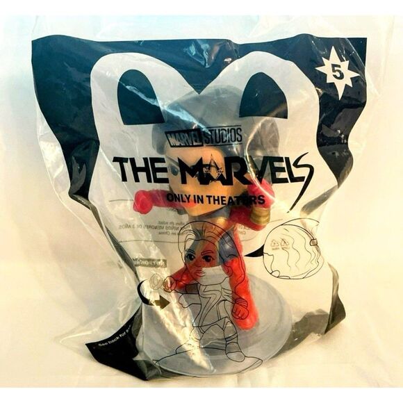 MS MARVEL Marvels Movie Toy Collectible McDonald’s #5 NEW - Picture 2 of 3